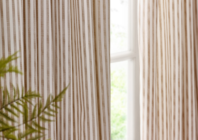 Hebden Pencil Pleat, Natural - Ready Made Curtains - Image 5